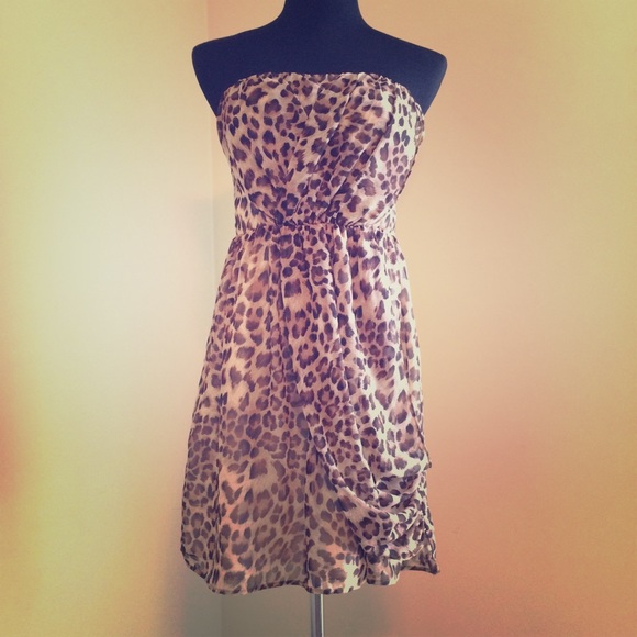 Leopard mini dress