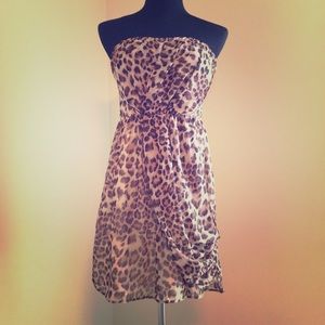 Leopard mini dress