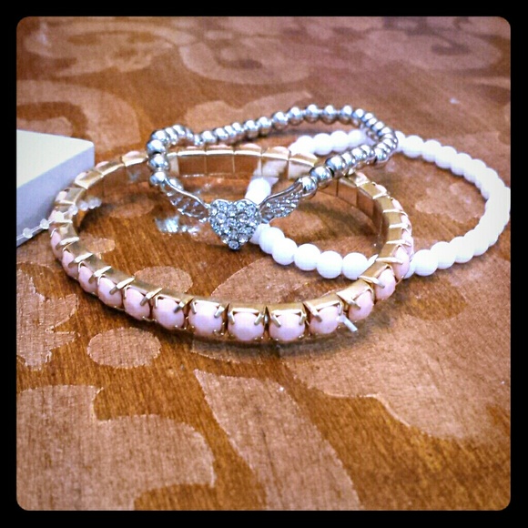 BUNDLE!!!! Three stretch bracelets.