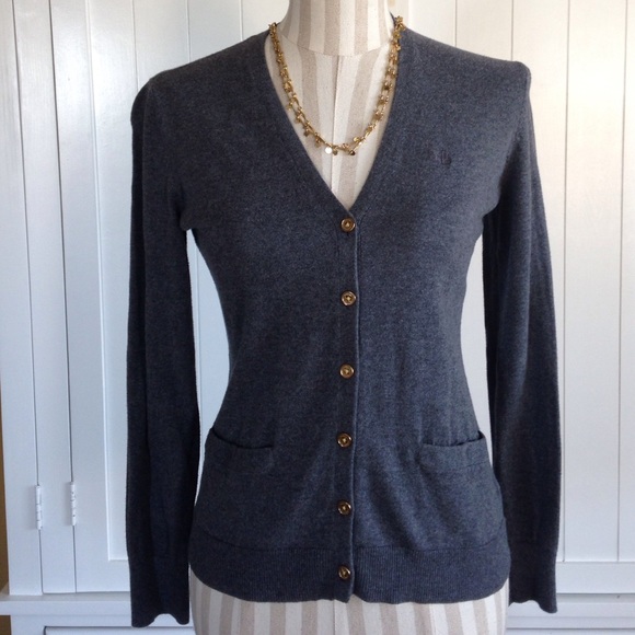 ✨Price ⬇️✨Ralph Lauren Cardigan Charcoal Grey