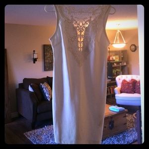 Cream lace dress