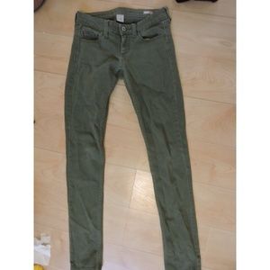Camo green jeans
