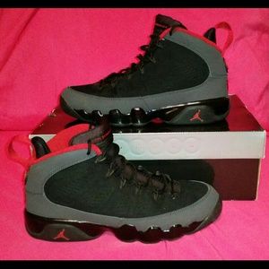 Nike Air Jordan 9 Retro Black Red Charcoal