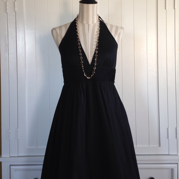 J.Crew Halter Top Black Dress