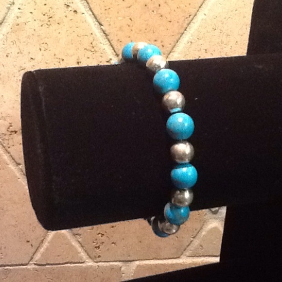 STERLING SILVER and TURQUOISE BRACELET 💁💗