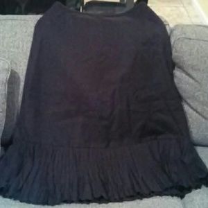 Chocolate brown skirt