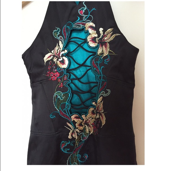 Karen Millen Asian inspired dress US size 10