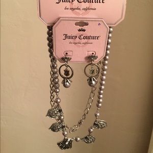 Brand new juicy couture bundle chain and earings