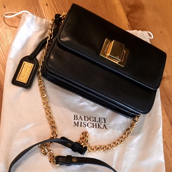 BADGLEY MISCHKA Jill Crossbody Mini Bag Black