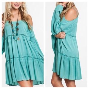 Mint Boho Babe Dress