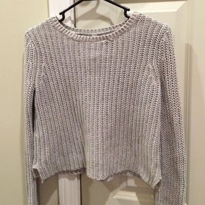 Grey knit  sweater