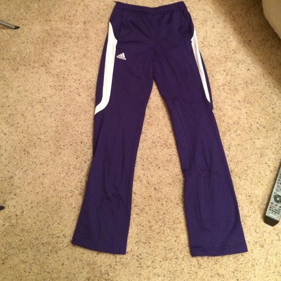 Adidas Pants - Adidas purple athletic pants