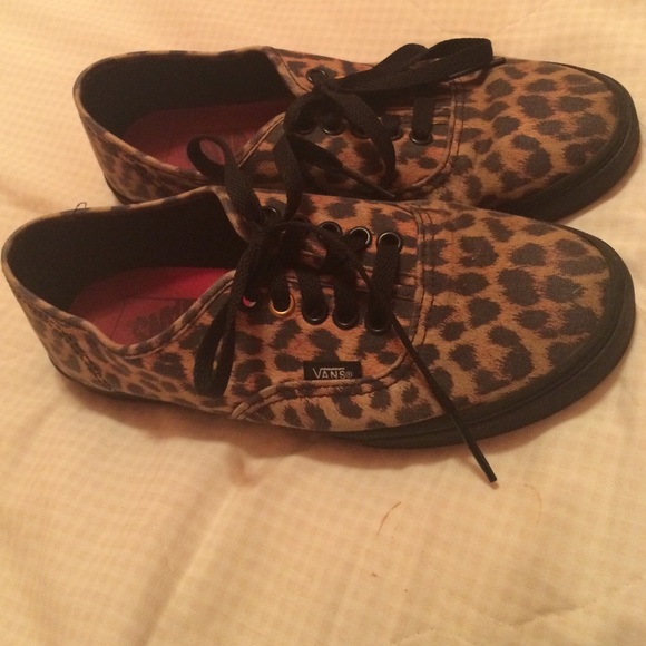Cheetah print vans