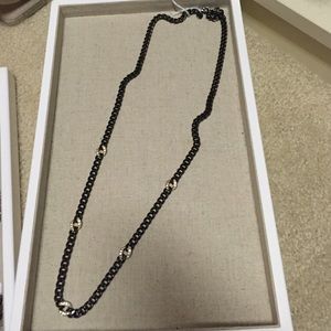 Stella and Dot hematite chain necklace. REDUCED!!