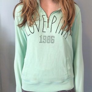 VS PINK Half-Zip Sweatshirt
