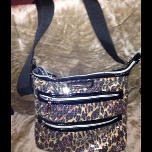BETSEY JOHNSON cross-body bag with zippers