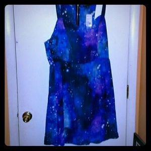 *Plus Size* Forever 21 Galaxy Print Dress