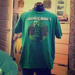 ✖️TRADED ✖️Minecraft creeper t-shirt