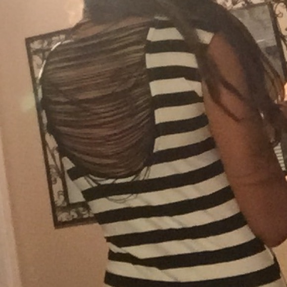 🎌BUNDLED🎌 Black & white stripe dress - Picture 4 of 4