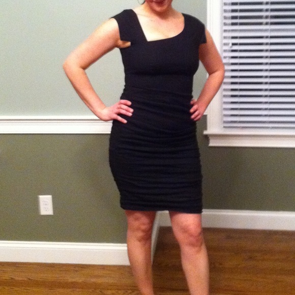 Black stretchy dress