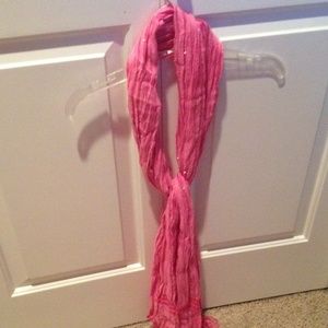 Pink scarf