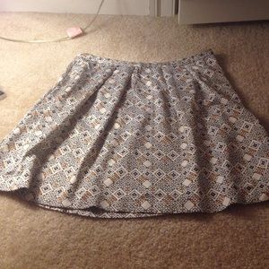 A geo print H&M skirt