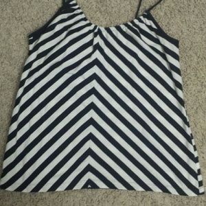 SOLD ON VINTED Black and white striped tank top
