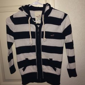 Hollister cotton zip up hoodie