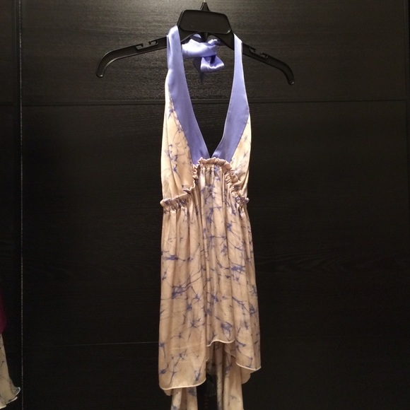 100% silk nwt baby doll halter top