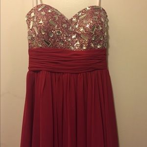 Blonde Prom Dress!