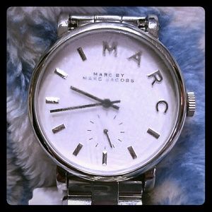 Womans silver Marc Jacobs