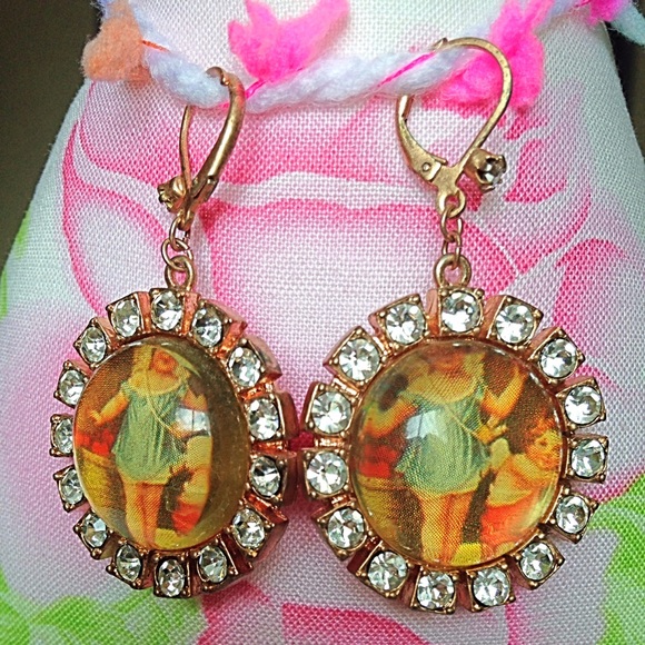 Betsy Johnson Dangle Earrings