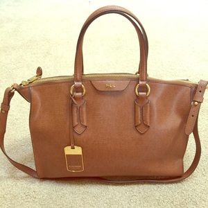 Ralph by Ralph Lauren brown leather handbag