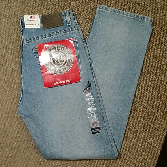 Ralph Lauren polo jeans signature boot cut button