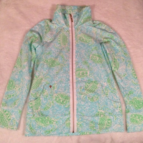 ❌SOLD❌LILLY PULITZER ZIP UP SWEATSHIRT✳️ - Picture 4 of 4