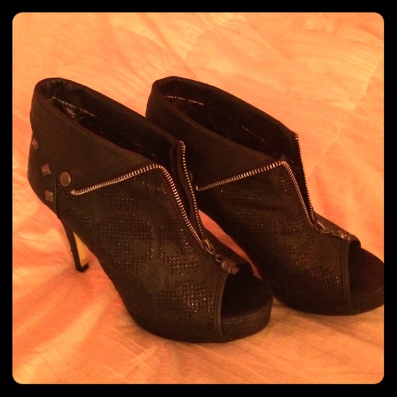 Iron Fist Leather Heels