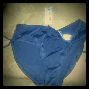 Blue tankini bottoms