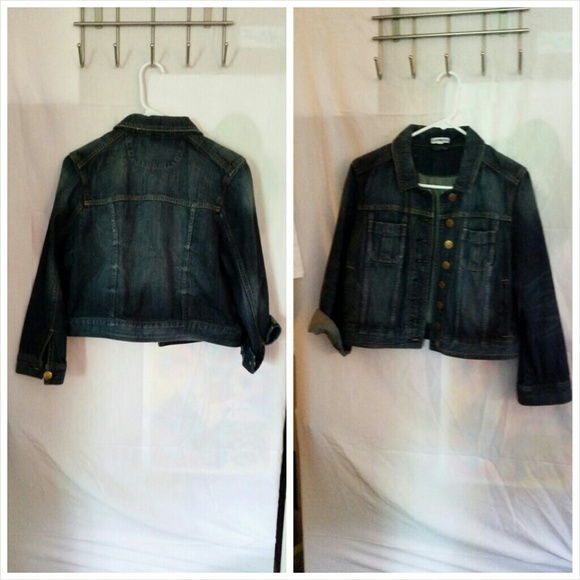 Express Jean crop jacket
