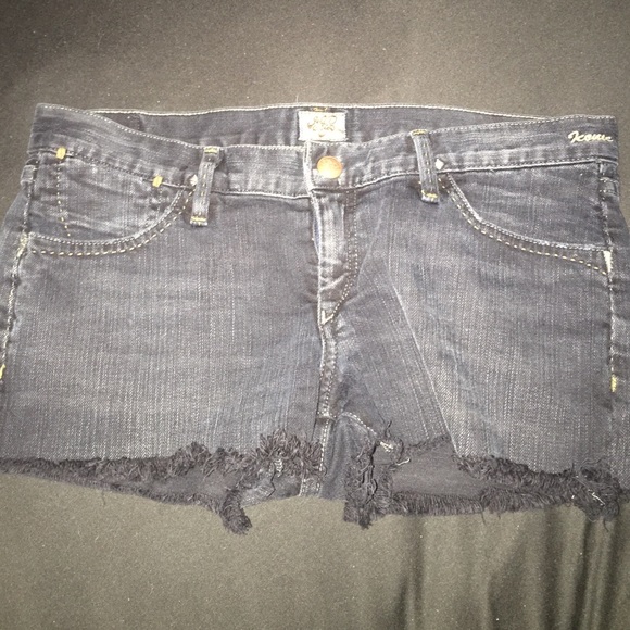 black jean shorts - Picture 1 of 1