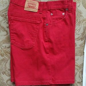 Levi's misses classic fit stretch shorts