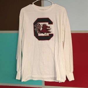 White long sleeve t-shirt Carolina Gamecocks