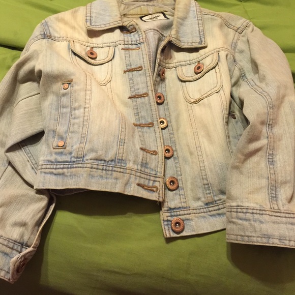 Light wash half Jean jacket
