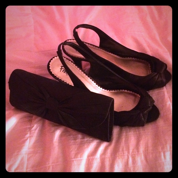 Heels and Matching Clutch