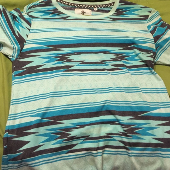 Aztec print tee