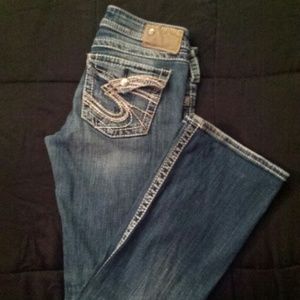 Silver jeans