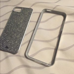 Silver iPhone 5 case