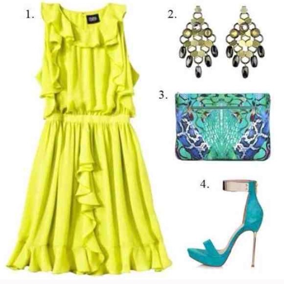 Prabal Gurung Ruffle Dress🔥 HP 03/26/15 🔥 - Picture 4 of 4