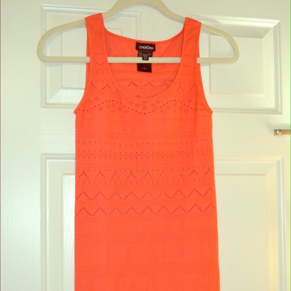 Orange BeBe BodyCon Dress