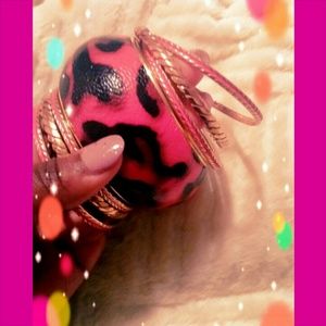 Animal Print Bangles NWOT