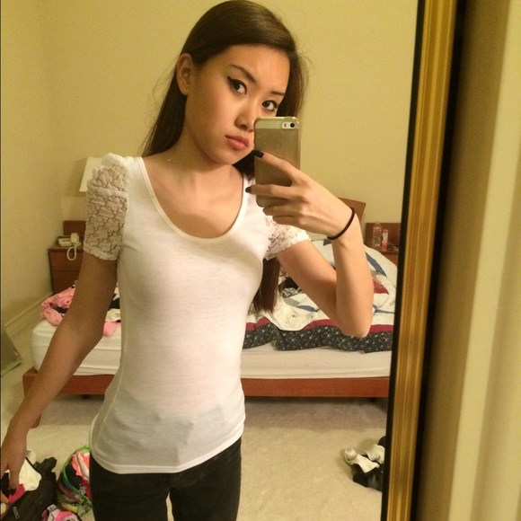 Delia's Blouse Top lace